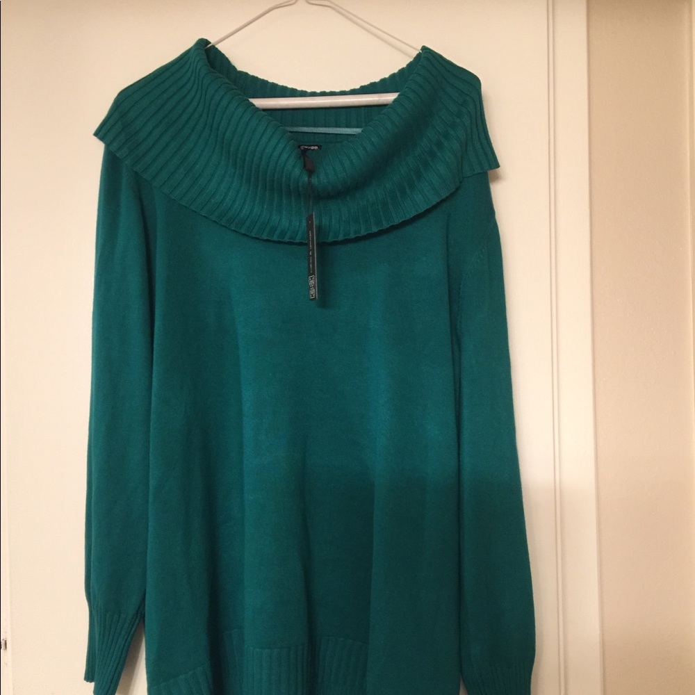 Cow-neck Sweater